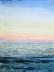 AM MEER (au bord de la mer), 2012, encre de Chine, 24 x 32 cm