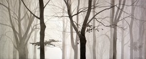 NEBEL (brouillard), 2006, encre de Chine, 20 x 49,5 cm